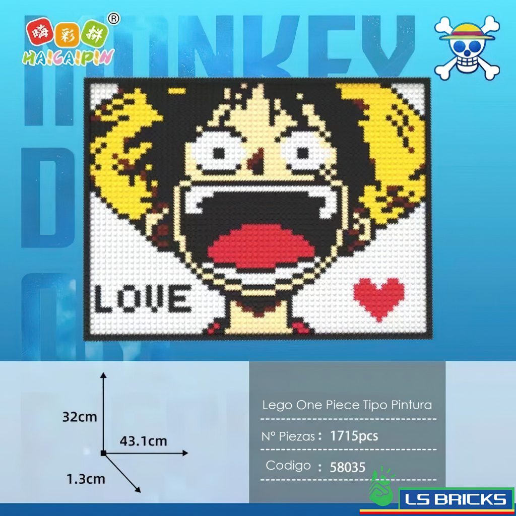 Cuadro one piece pyxels